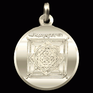 Sri Maha Mrityunjaya Yantra Silver Pendant