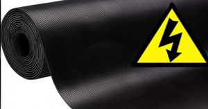 Electrical Insulation Ribbed Mat