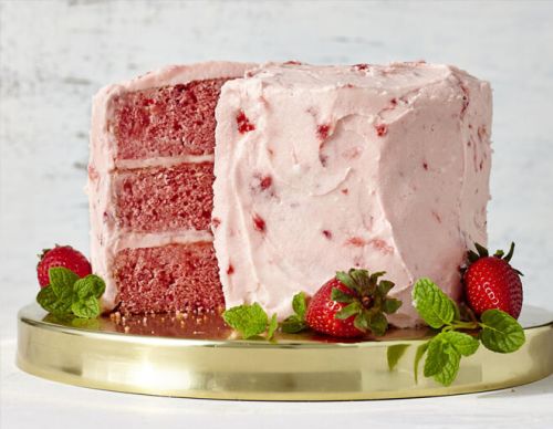 Strawberry Butter Cream Cake