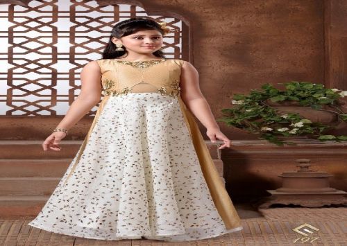 Girls Party Wear Gown, Feature : Skin Friendly