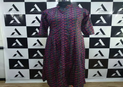Printed Heavy Rayon Kurtis, Size : M, L, XL, XXL