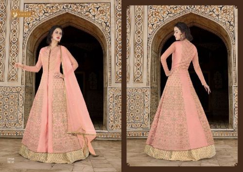 Swagat Snow White Violet 5600 Series Designer Anarkali Long Suits