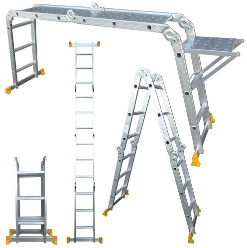 Multi-Purpose Folding Ladder C/w Platform