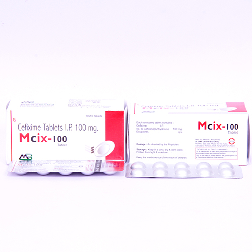 Cefixime 100mg Tablets