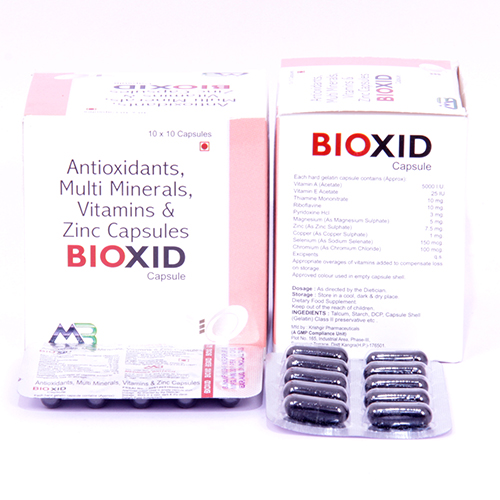 Vitamin A + Antioxident Capsules