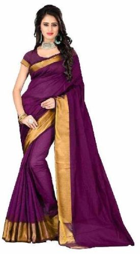 Cotton Sarees, For Anti-Wrinkle, Technics : Handloom, Machine Made