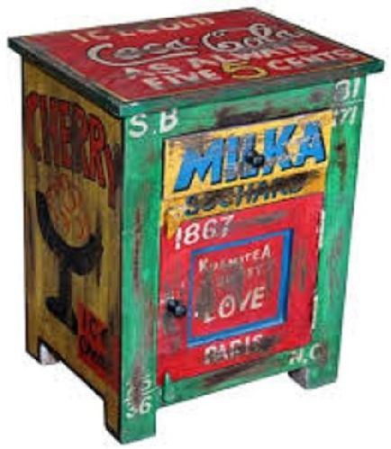 Wooden Bed Side Color