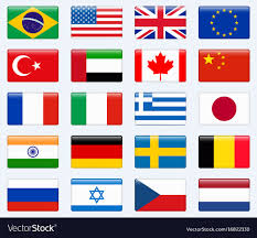 Country Flags, Size : 10 X 12 Inch