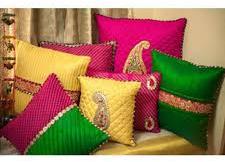 Rectangular Cotton Cushion Covers, For Bed, Sofa, Technics : Crocheted, Embroidery