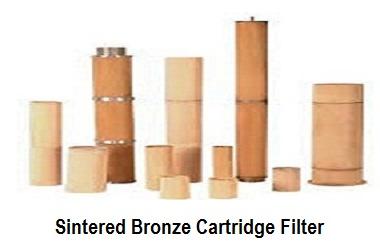 SINTERED BRONZE CARTRIDGE FILTER