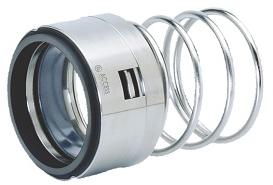 UNBALANCED SINGLE ACTING HELICAL COIL SPRING SEALS