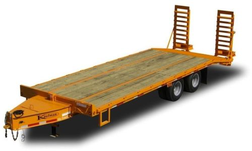 Double Axle Heavy Flatbed Trailer