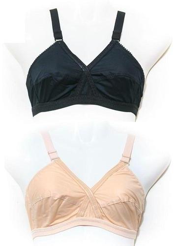 Cotton Plain Ladies BRA, Technics : Woven