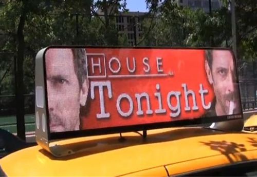 P3 LED Taxi Top Sign Board