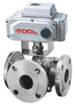 Electric Three Way Ball Valve