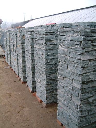 Gray Natural Slate Modular Pillar and Cap