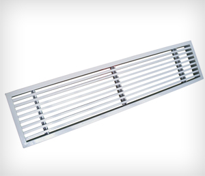 Polished Linear Bar Grilles, Color : Silver