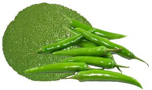 Green Chillies Powder