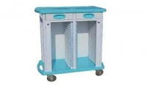 Epoxy Steel Records Trolley, Size : 730x415x1130 Mm
