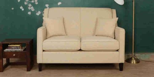 Two Seater Sofa, Color : Beige Colour