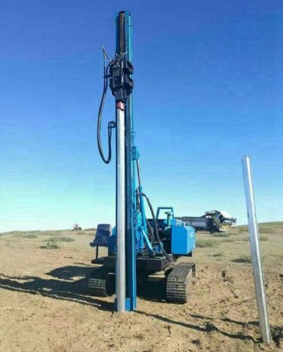 Small Crawler Hydraulic Spiral Screw Pileman