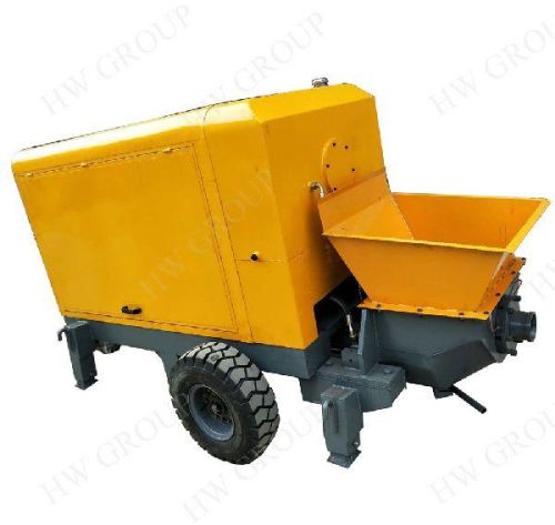 Trailer Mounted Large-scale Concrete Transfer Pump