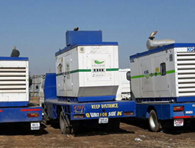 MOBILE VEHICLE MOUNTED GENERATOR