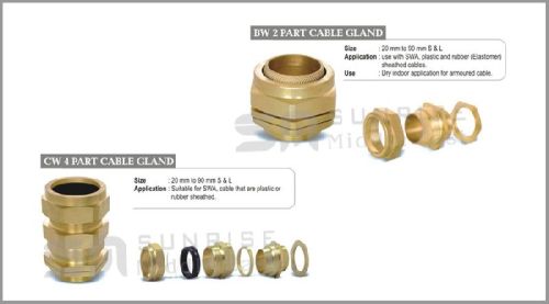 Brass Cable Glands, Material : Brass