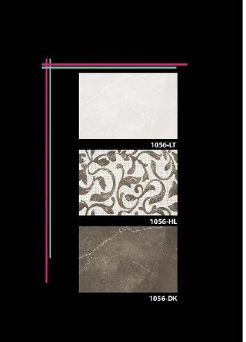 Ceramic Digital Wall Tiles -india 1056, For Bathroom, Elevation, Exterior, Interior, Kitchen, Size : 1x1ft