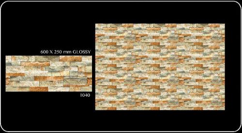 Ceramic Glaze Wall tiles600x250 1040, Color : Multicolor