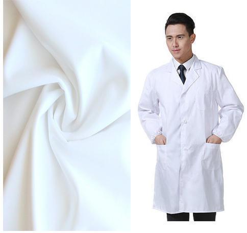 Plain Dyed Doctor Uniform Fabric, Technics : Woven