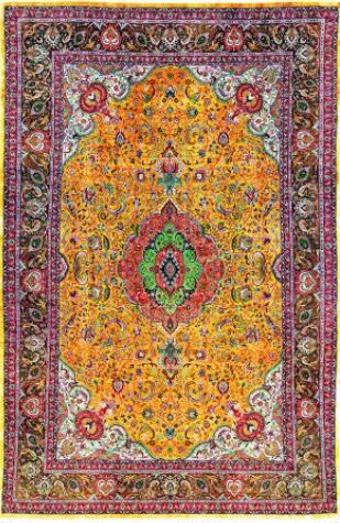 Woolen 00394 Tabriz From Northwest Persia 488 X 334