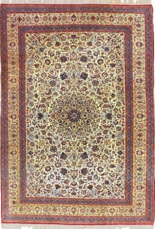 Woolen 16091 Toudeshk Nain From Central Persia 330 X 220 CM