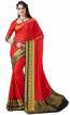 Ashika Sindoor Vol4 Designer Saree-Red-SUT2536-VR-Raw Silk