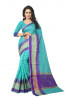 Blue LDE766 VN Silk Designer Wooven Thread Work Saree