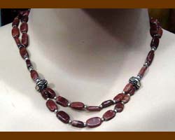 Red Jasper Two Strand Necklace