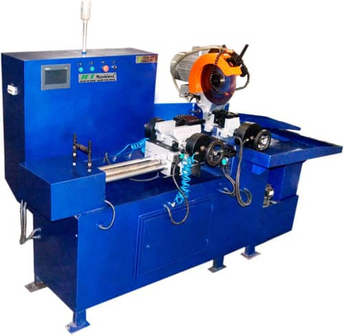 Servo Automatic Pipe Cutter Machine, Color : Blue