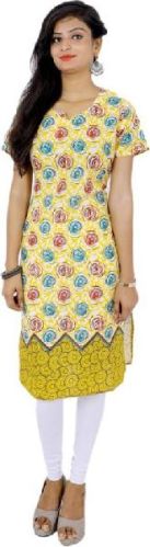 Plain Cotton Kurti, Size : M, S, XL, XXL