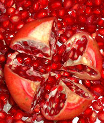 Organic Fresh Pomegranate Arils, For Making Juice, Making Syrups., Feature : Pesticide Free