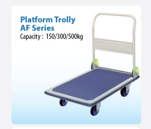 Foldable Platform Trolley for Material Handling