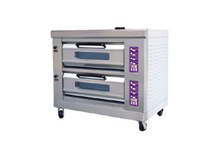 Automatic Stainless Steel Double Deck Oven, For Baking, Certification : CE Certified