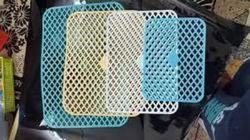 Rectangular Plastic Fridge Mat, Pattern : Plain