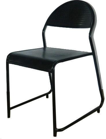 MS Perforated Chair, Color : Black