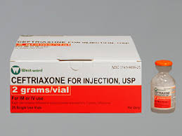 Ceftriaxone Injection, For Pharmaceuticals, Grade Standard : Medicine Grade