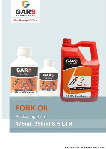 Gars Lubricants Fork Oil