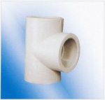 PP-R Tee Coupling, Color : White, Grey, Green