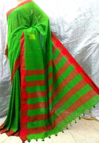 Handloom Pure Khadi Jamdani Saree, Age Group : 18-78