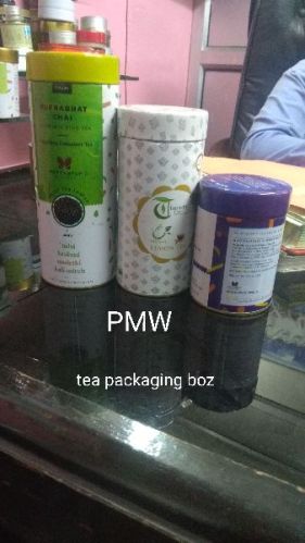 Round Shape Tea Packaging Tin Boxes, Feature : Recyclable