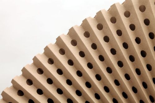 Pleated Paper Filter For Paint Spray Booth / Brown Face