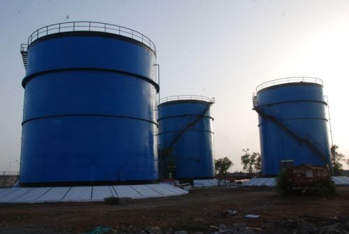 Round Metal Vertical Oil Tank, Capacity : 500-1000 Ltrs.